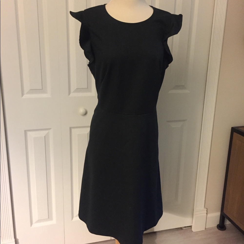 LOFT Charcoal Gray Dress